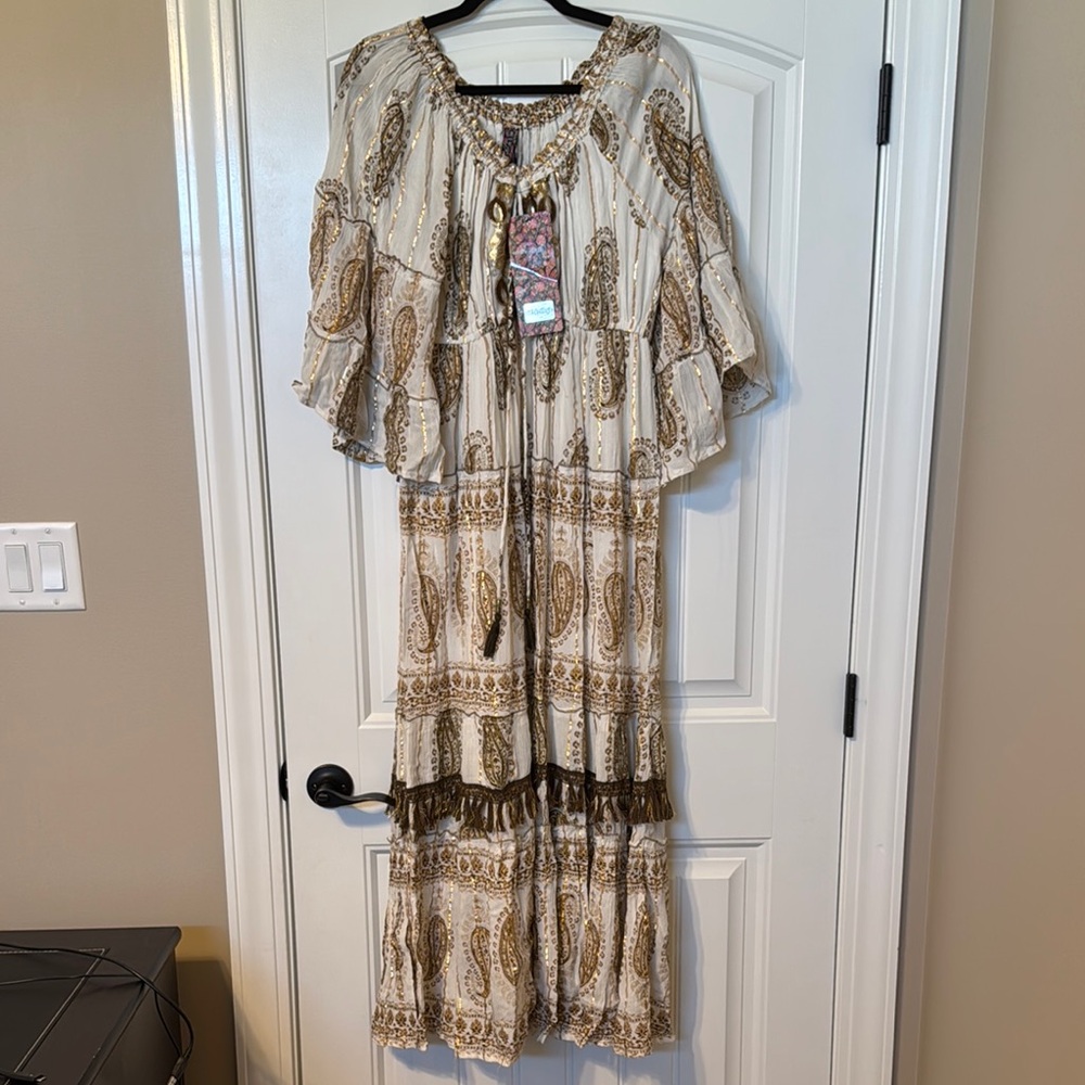 Bohemian Paisley Maxi Dress